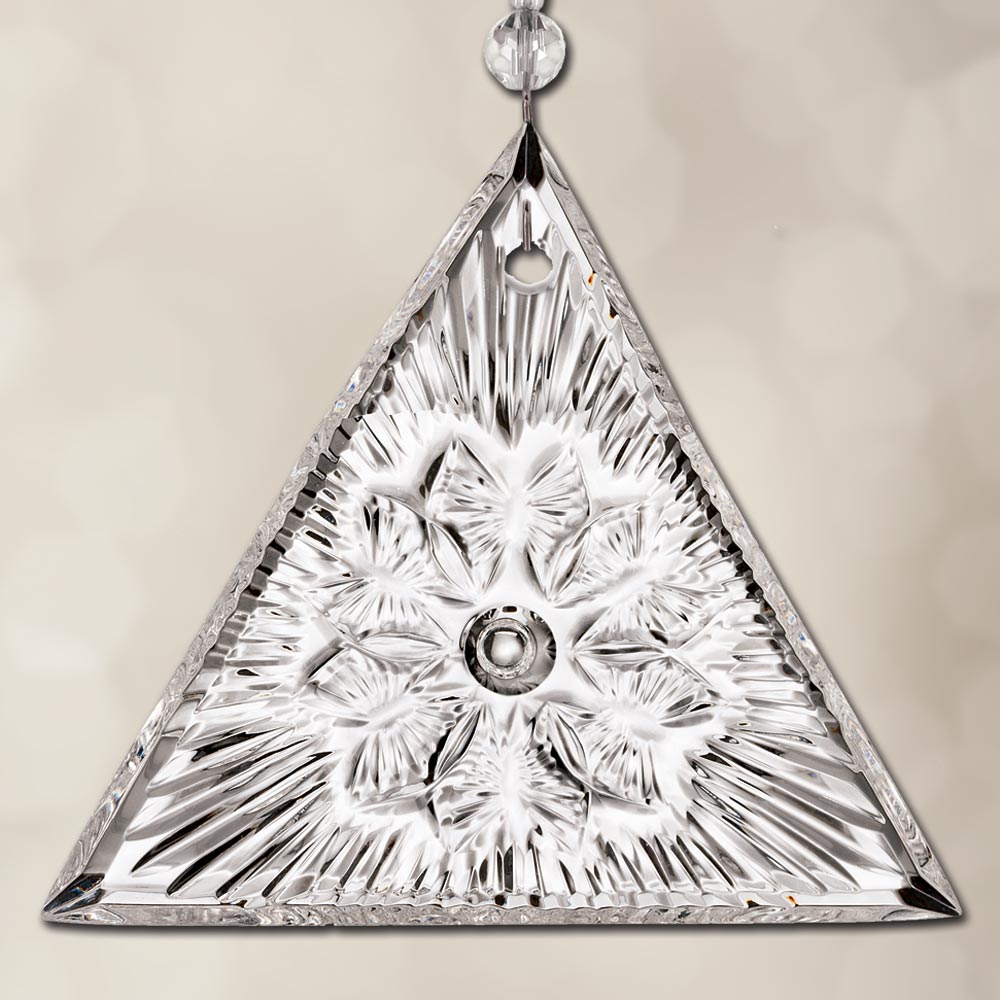 2018 Waterford Times Square Disk Annual Crystal Ornament Sterling