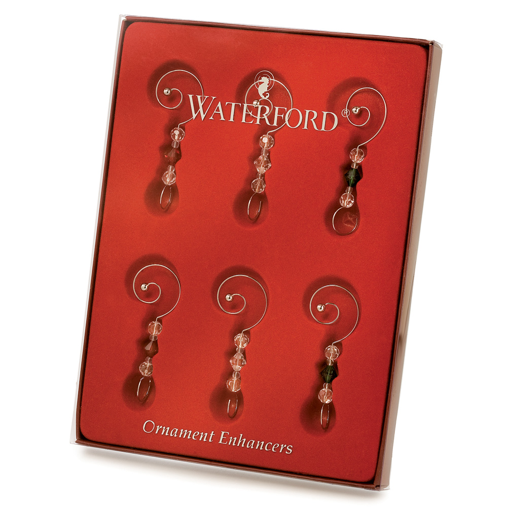 Waterford 6 Piece Ornament Enhancer Set Sterling Collectables