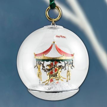 Michael Aram Merry Go Round Snow Globe Ornament image