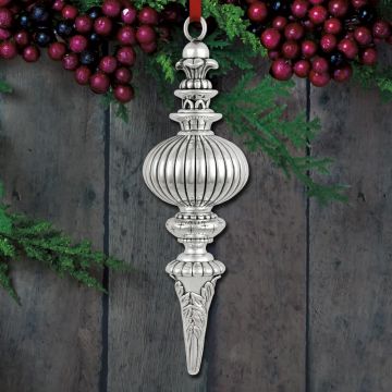 2022 Barrett + Cornwall Westminster Finial Drop Sterling Ornament image