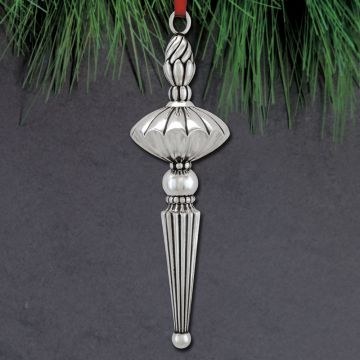 2023 Barrett + Cornwall Venetian Finial Drop Sterling Ornament image