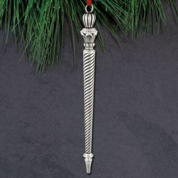 2023 Barrett + Cornwall Les Arces Icicle Sterling Ornament