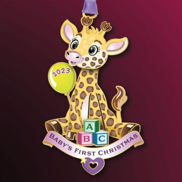 2023 Beacon Design Baby’s First Christmas Giraffe Ornament image