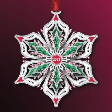 2023 Beacon Design Annual Snowflake Ornament image