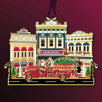 Beacon Design Main Street Fire Truck Ornament image