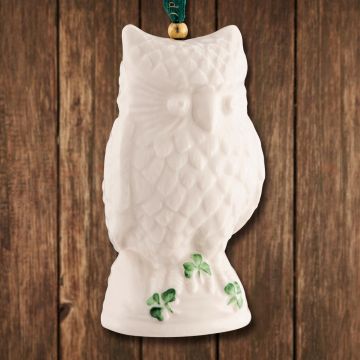 Belleek Owl Ornament