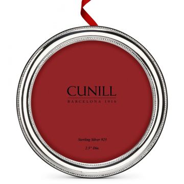 Cunill Cornice In Argento Sterling 925 Con Cavalletto - Design Moderno, Finitura Laccata, Regalo In Scatola Rossa