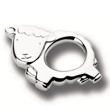 Cunill Little Sheep Sterling Baby Rattle