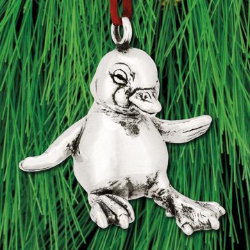 Donna Carter Designs Baby Duckling Sterling Ornament image