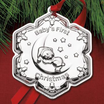 2023 Empire Silver Baby's First Christmas Sterling Ornament image