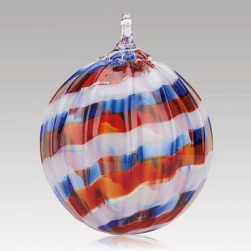 2021 Glass Eye Patriotic Limited Edition Ornament image