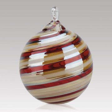 Glass Eye Cinnamon Swirl Designer Series Ornament