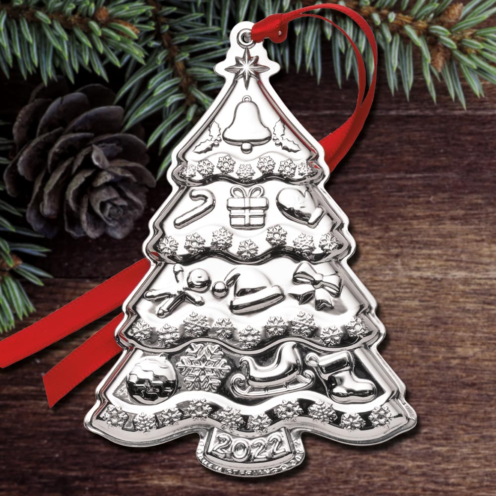 Sterling Collectables 2022 Gorham Christmas Tree 6th Edition Sterling Ornament