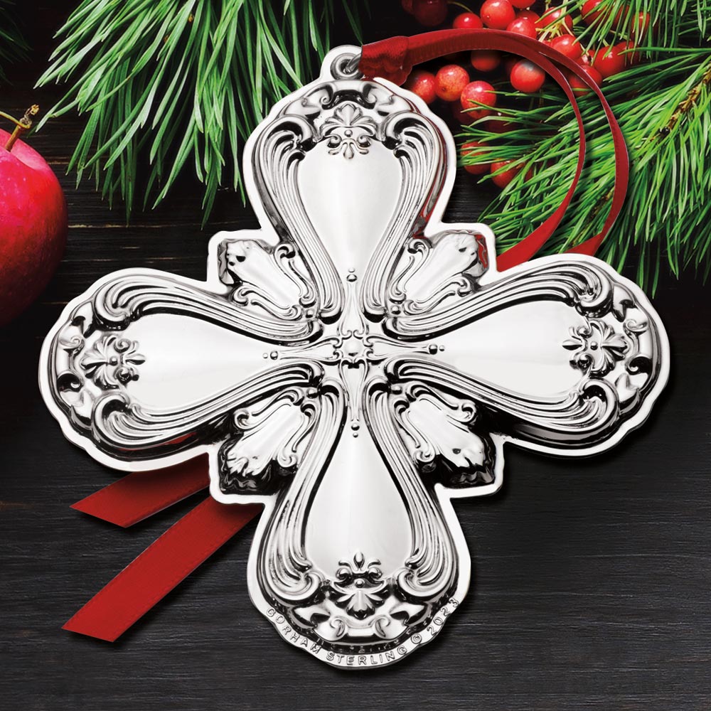Sterling Collectables 2023 Gorham Chantilly 16th Edition Sterling Ornament