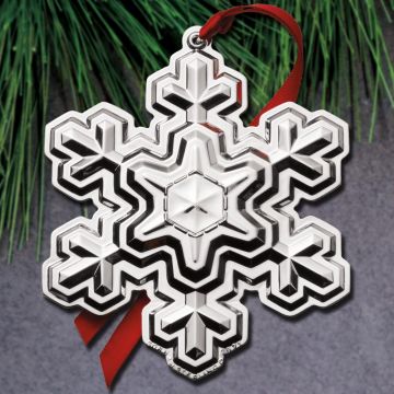 2021 Gorham Snowflake 52nd Edition Sterling Ornament image