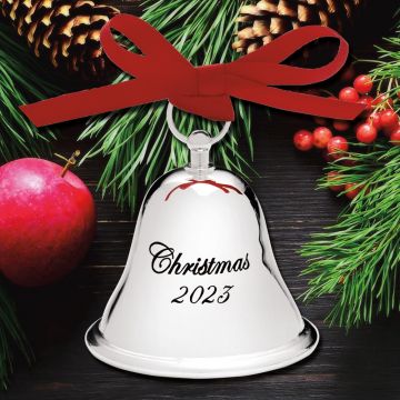 2023 Gorham Christmas Bell 4th Edition Sterling Ornament image