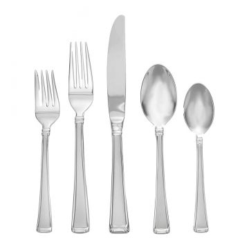 Gorham Column 45 Piece Stainless Steel Flatware Set image