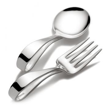 Gorham Loop 2-Piece Sterling Baby Flatware Set image