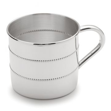 Gorham Beaded Baby Cup Sterling image