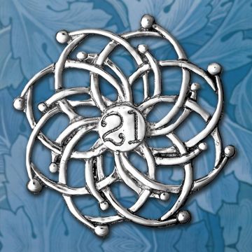 2021 Hand & Hammer Star Annual Sterling Ornament image