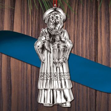 JT Inman Greek Santa Sterling Ornament image