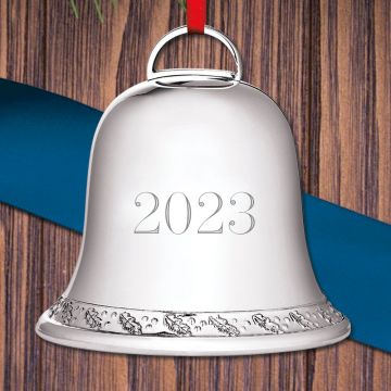 Silver Bells,VUSKLY Christmas Bells Metal Decorative Bells 2023 Christmas  Bells for Decoration with Rope Silver Bells Christmas Ornaments Idea for