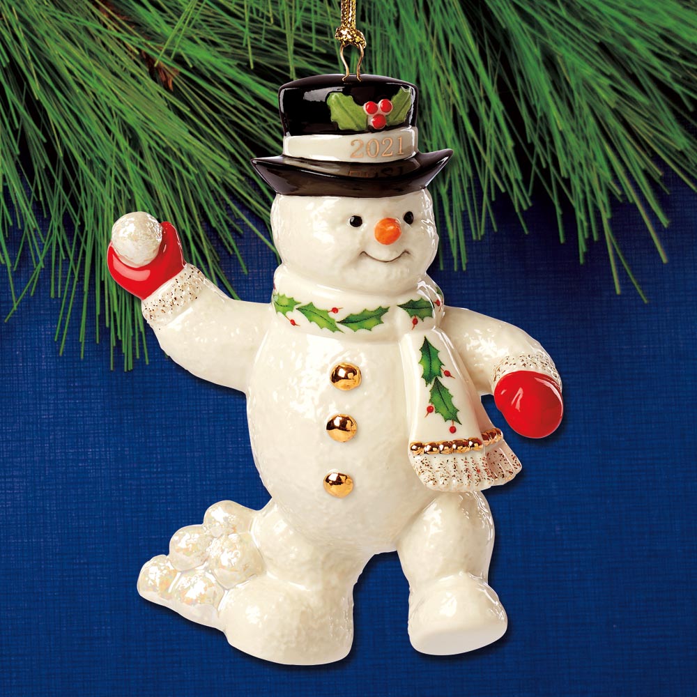 Sterling Collectables 2021 Lenox Snowball Snowman