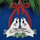 Lenox Our First Christmas Doves Silverplate Ornament