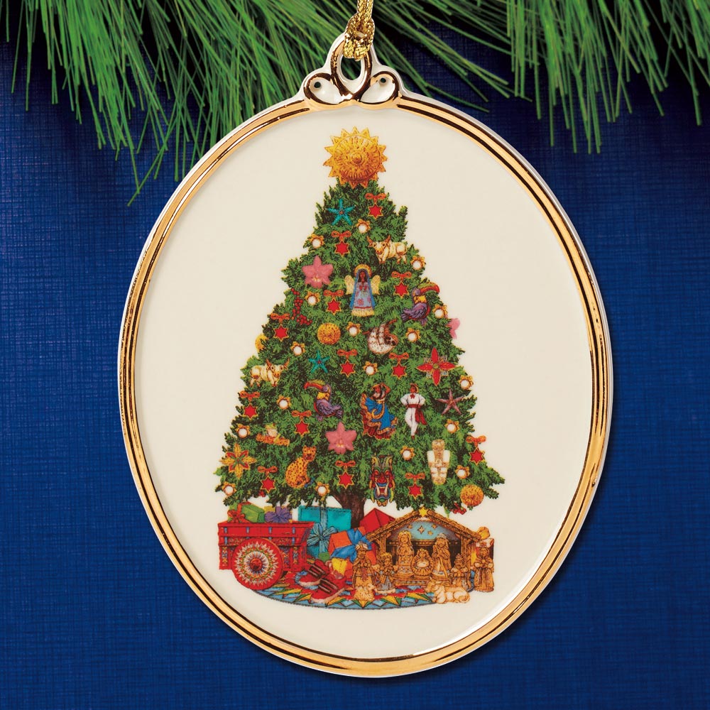 lenox christmas tree plate 2021