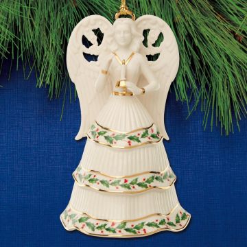 2023 Lenox Holiday Angel Bell Porcelain Ornament