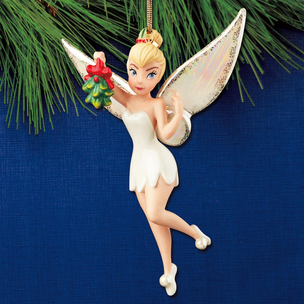Sterling Collectables 2023 Lenox Tinker Bell Mistletoe Porcelain Ornament