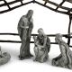 Michael Aram Nativity Figurine Set Silver Tone