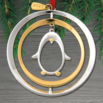 2023 Nambe Annual Silverplate & Goldplate Ornament