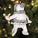 Rebecca Dykstra Ice Skating Snowgirl Sterling Ornament