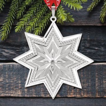 2022 Reed & Barton Holiday Star 6th Edition Sterling Ornament
