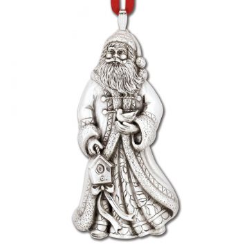 2010 Reed & Barton Sinterklass Santa Sterling Ornament