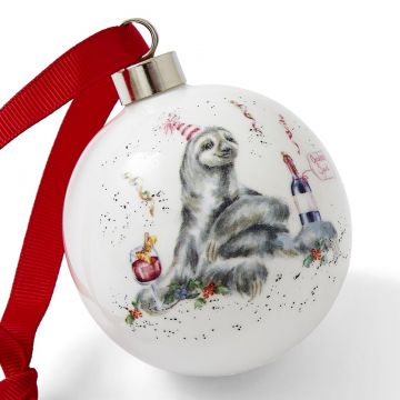Royal Worcester Holiday Spirits Bauble Ornament image