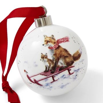 Royal Worcester Sleigh Ride Bauble
