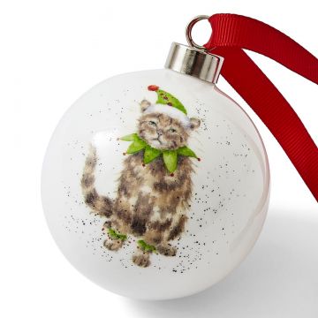 Royal Worcester Bah Humbug Bauble Ornament
