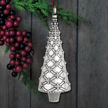 2022 Barrett + Cornwall Starlight Tree Sterling Ornament image