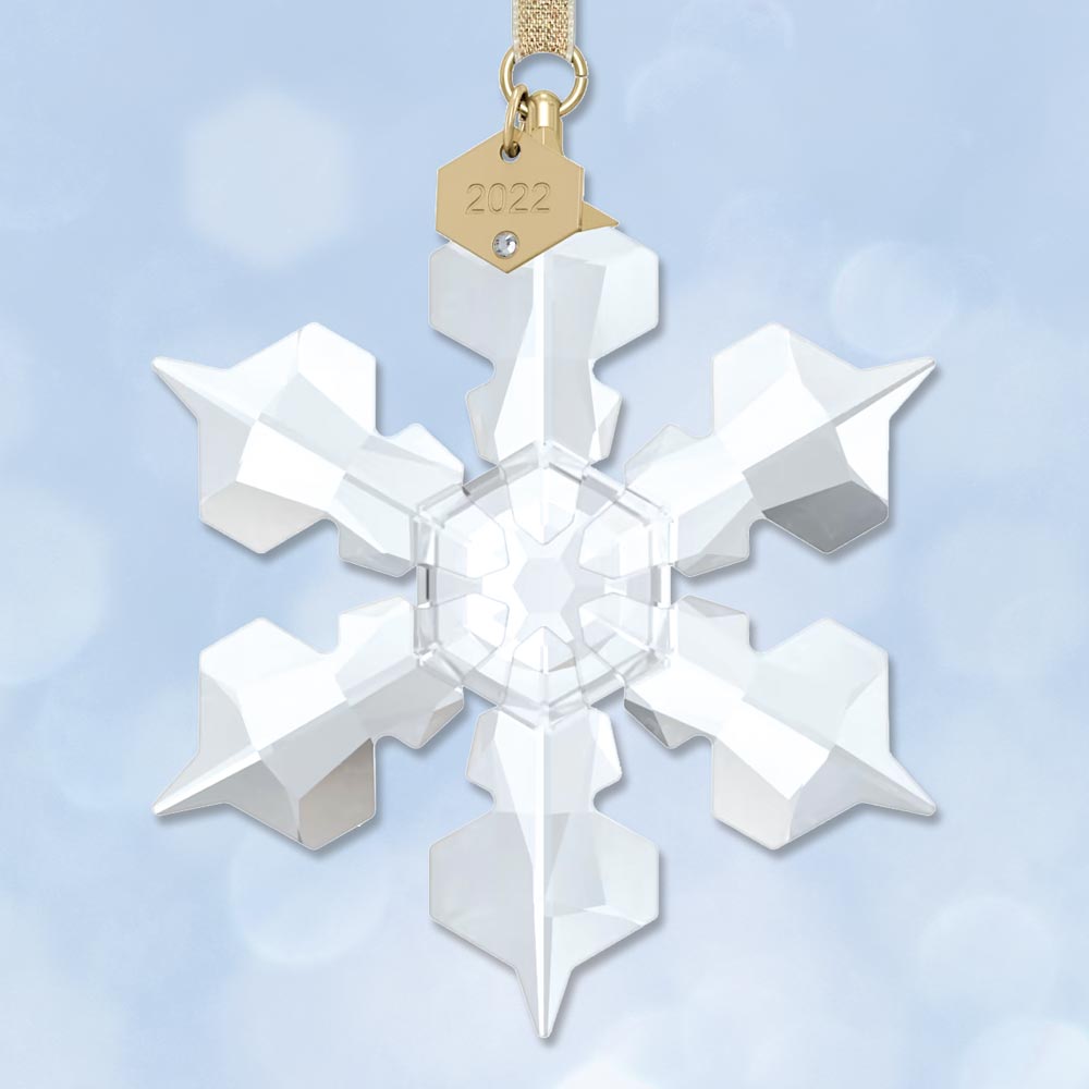 2022 Swarovski Annual Snowflake Crystal Ornament