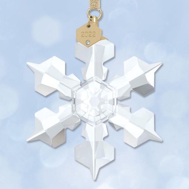 2022 Swarovski Annual Snowflake Crystal Ornament