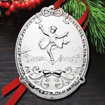 2021 Towle 12 Day Ten Lords 10th Edition Silverplate Ornament image