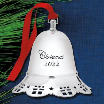 2022 Towle Music Bell 42nd Edition Silverplate Ornament image