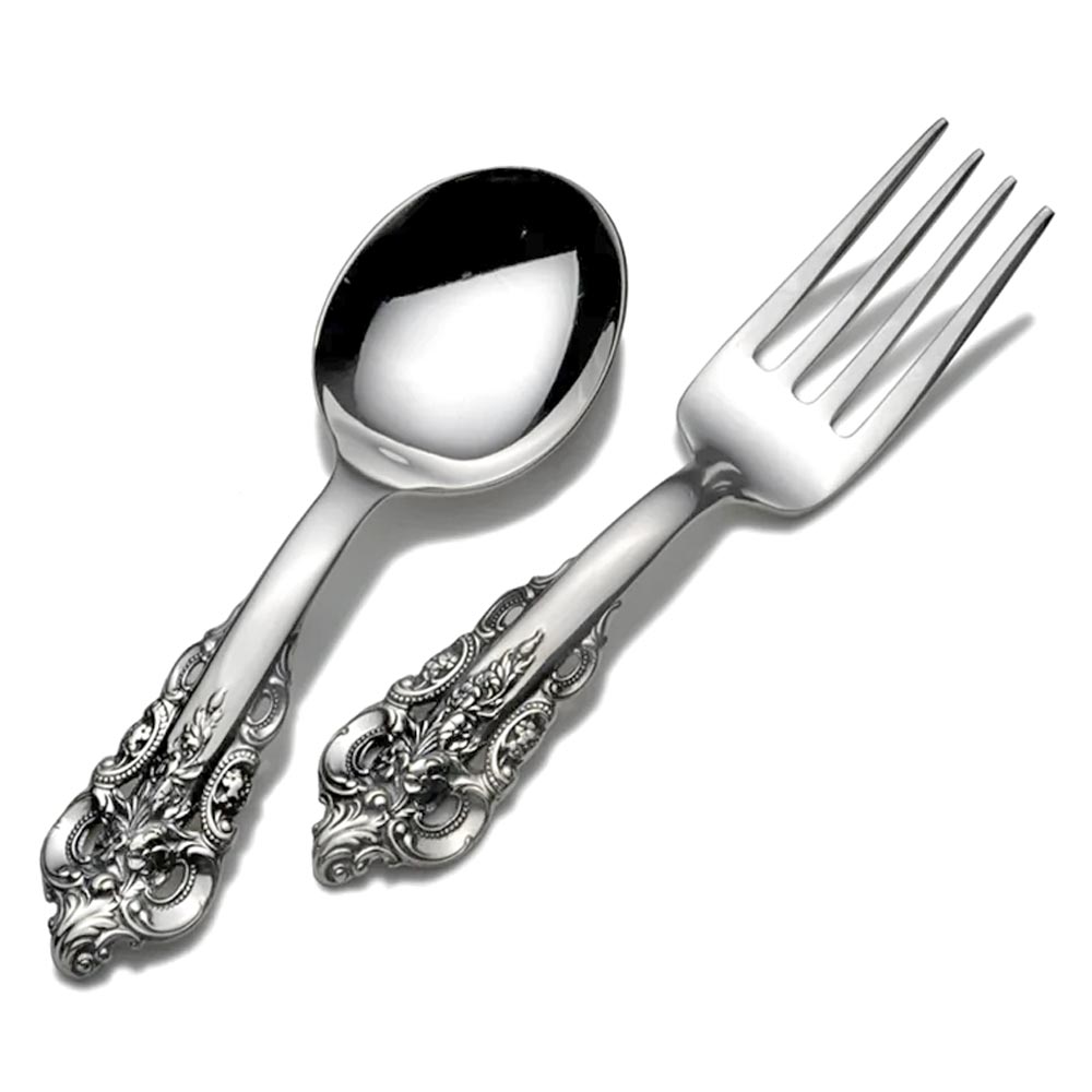 Sterling Collectables: Wallace Grande Baroque 2 Piece Sterling