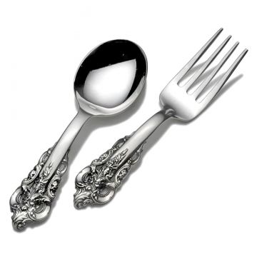 Wallace Grande Baroque 2 Piece Sterling Baby Set image