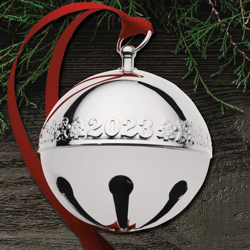 Sterling Collectables 2023 Wallace Sleigh Bell 53rd Edition Silverplate Ornament