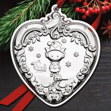 2022 Wallace Heart 31st Edition Sterling Ornament image