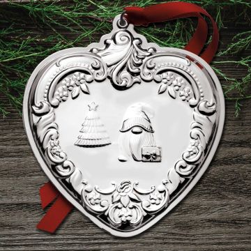 2023 Wallace Heart 32nd Edition Sterling Ornament image
