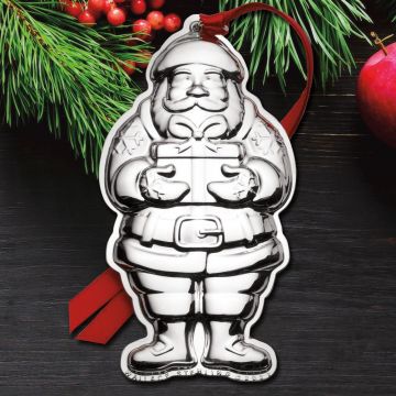 2022 Wallace Santa 6th Edition Sterling Ornament image